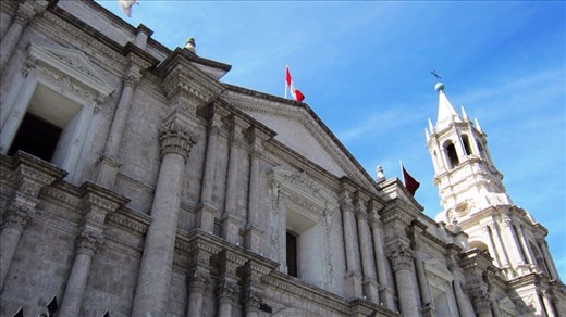 Basilica Cathedral of Arequipa.