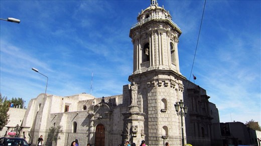 Colonial church in Yanque.