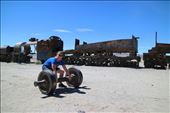 Train graveyard outside of Uyuni: by joshandkaren, Views[225]