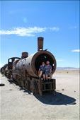 Train graveyard outside of Uyuni: by joshandkaren, Views[241]