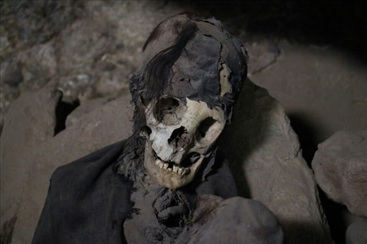 Local burial site on our volcano trek