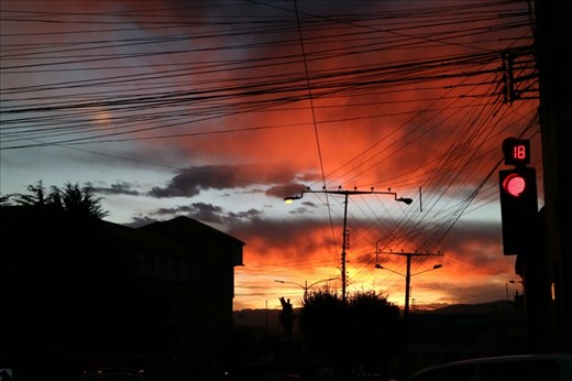 Sunset over Potosi