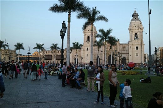 Town square in Lima