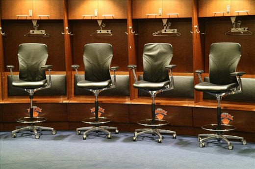New York Knicks locker room