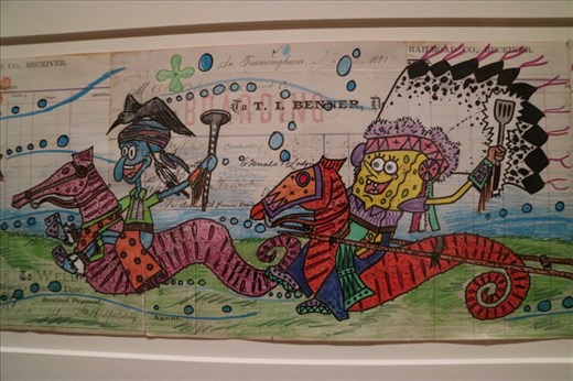 Some interesting art at the Museum of Indigenous Americans