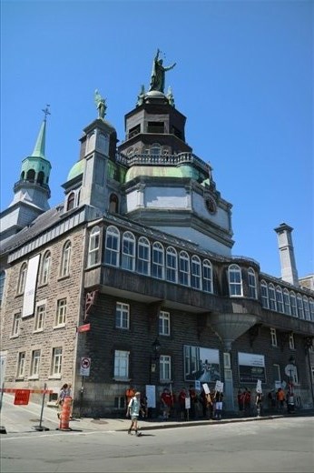 One of the churches in the old part of the city
