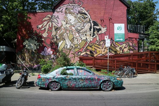 First day in Toronto in the very colourful Kensington market