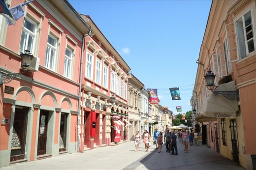 Wandering around the streets in Novi Sad