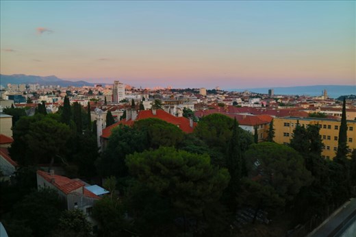 Sunset over Split