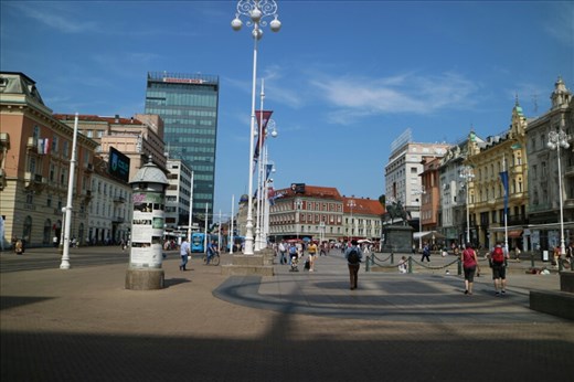 Main square in Zagreb
