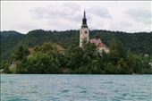 The island in the middle of Lake Bled: by joshandkaren, Views[254]