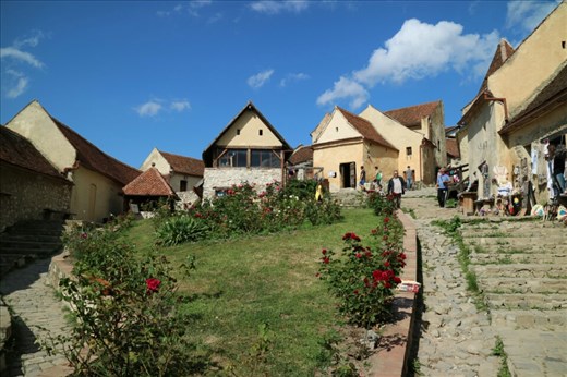Inside Rasnov Fort