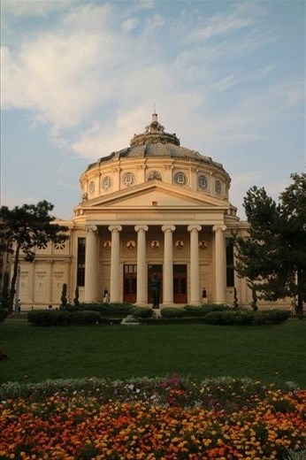 Romanian Athenaeum building in Bucharest
