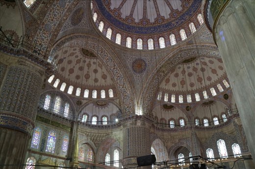 Inside the Blue Mosque