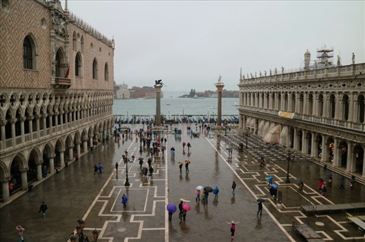 St Mark's Square with the Doge's Palace on the left
