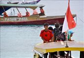 Boys from the Gilis board a boat to go to school in nearby Lombok: by josheastwood, Views[284]