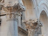 Decorative carvings on the pillars that line the main square in the Diocletian’s Palace in the Renaissance and Roman style. You can’t miss them.: by josip, Views[316]