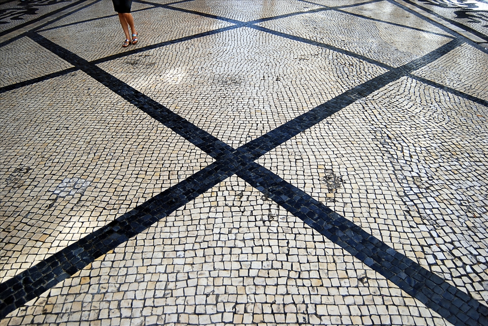 Portugal is famous for its cobble streets and keeping the tradition. The main street in Lisbon is pedestrian area with mosaics and original artistic forms in cobble.
