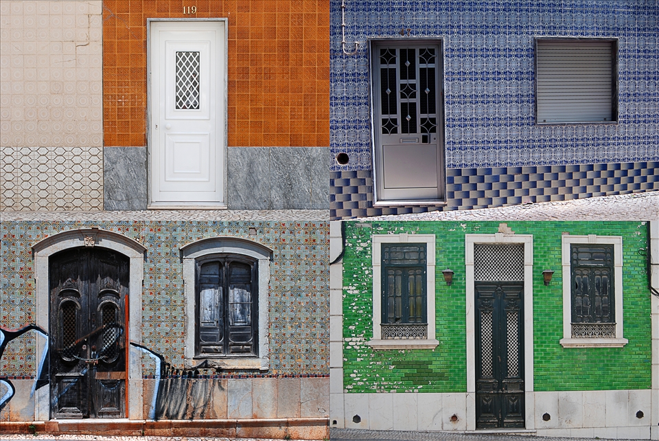 The most distinctive things in Portugal are tiles on the facades. From the Cathedrals to private homes, every few steps you can find colorful themes.