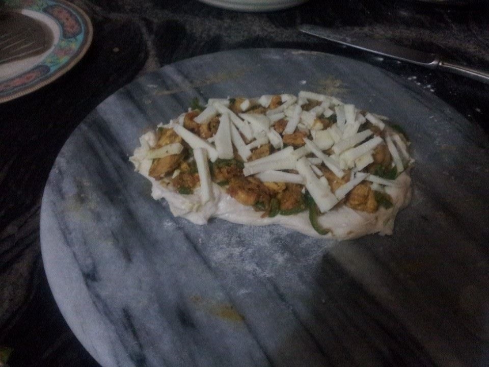 Ingredients of Cheese Naan