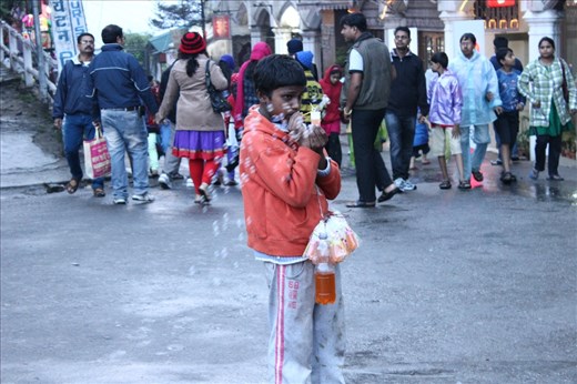 And the neglected remains unattended. The boy is still blowing those bubbles.