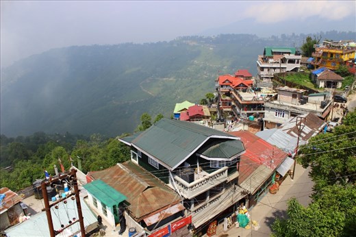 Sunny here, cloudy there. Nature's way of flaunting her power and grandeur.