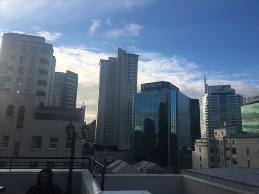 View from the hostel rooftop