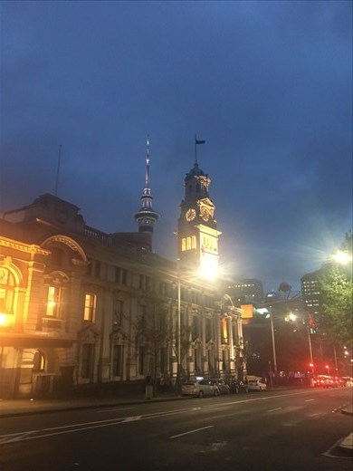 Walking back from Mount Eden