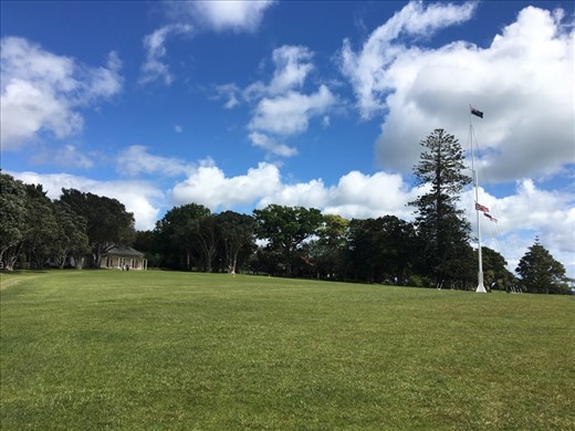 Walking up towards the Treaty House