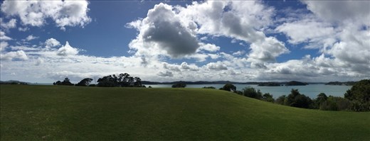Looking out at the Bay of Islands 