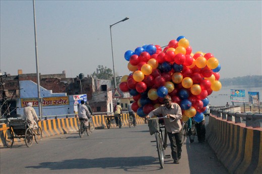A seller of happiness in Varanassi