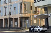 Here we see two police men standing beside their broken down police vehicle in a empty Havana street. A heavy police presence on the streets and harsh prison sentences have been major deterrents for criminals. As a result crime rates in Cuba remain significantly lower than in many other large cities worldwide.: by jpmiller, Views[718]