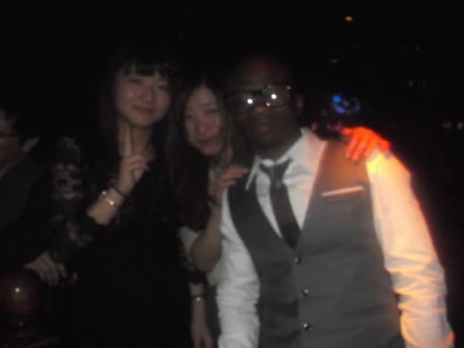 Emm and the girls at 88 Club