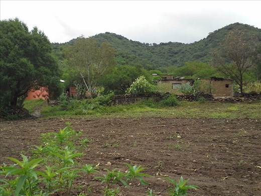 The pueblo I visited with my friend David.  Two hour muddy hike in.  They subsistence farm.  