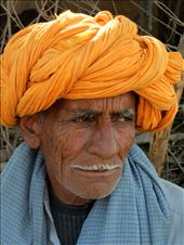 Ajab doesn’t speak English, but his son Nindi tells me that he has spent his entire life in the small town Thikarda, India, which is known for its pottery.  His character lines represent the full life of someone who has known the struggle and joy of life with seven children.: by jsan, Views[462]