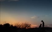 Roxy the dog and her owner catching the sunset in the breeze: by judy-g, Views[187]