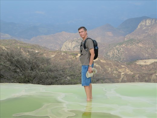 Oaxaca - Pool from springs near waterfall