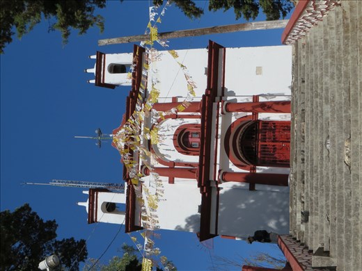 Church on opposite hill - San Cristobel