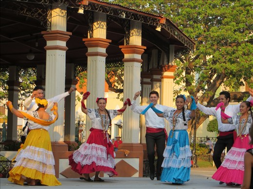 Evening in the park old style - Campeche