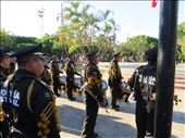 Military band parading and playing at flag lowering 6pm - Merida: by jugap, Views[342]