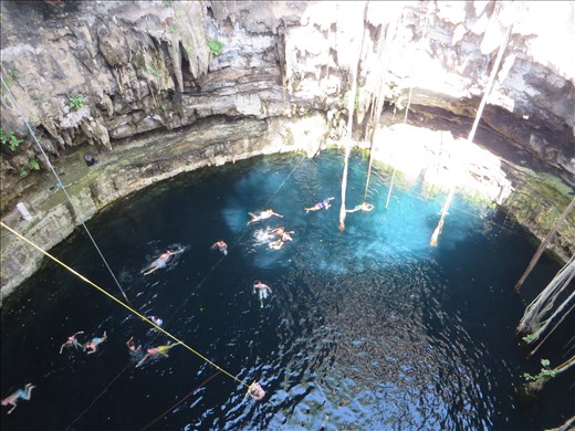 Cenote from above- Valladolid