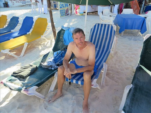 First day on beach - Playa