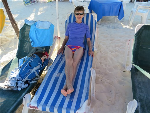 First day on beach - Playa