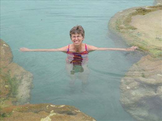 Swimming near Stromatoites - Bacalar lagoon