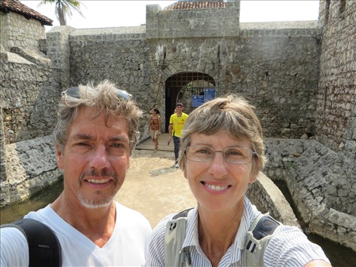 Rio Dulce - Spanish fort - selfie