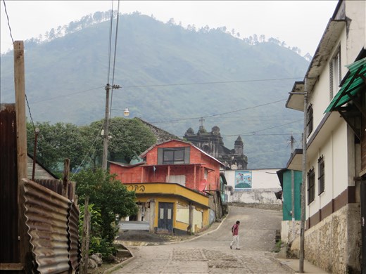 Lanquin streetscape - town near Utopia