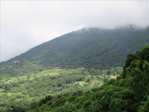 Near Santa Ana - view from Cerro Verde (green hill)