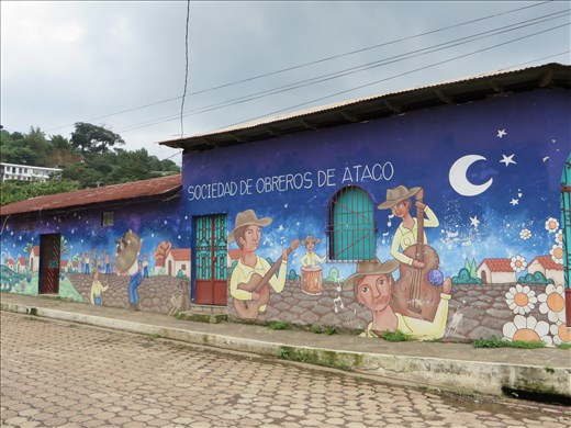 Ataco - one of many murals on houses