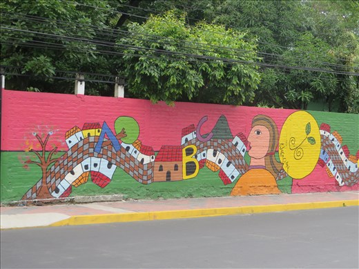 Santa Tecla - mural