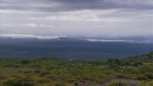 Leon - Volcano Teclia - view from crater pre dusk